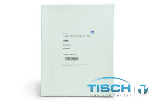 TE-QMA Micro-Quartz Hi-Vol Filters for PM10 Sampling, 8" x 10", 25/Box